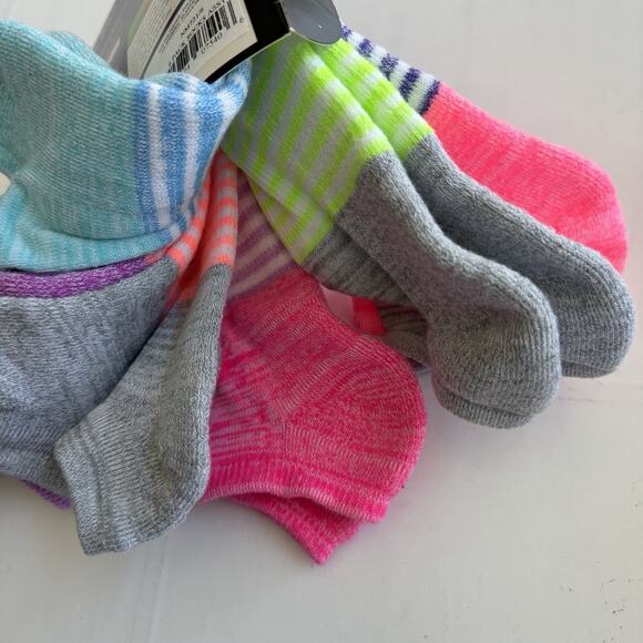 New HANES (12 Pair) Premium Performance No Show X-temp Socks Girls Size 4-10 - Picture 5 of 6